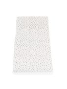 CLASSICO szivacsmatrac 9cm 120x60cm textil huzat FEHÉR csillagos