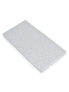 CLASSICO szivacsmatrac 9cm 120x60cm textil huzat SZÜRKE csillagos