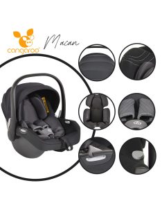 Cangaroo Macan/Hydra autós hordozó i-size fekete