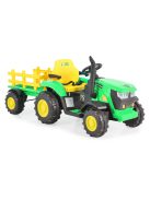 MONI BO Rancher elektromos traktor utánfutóval zöld