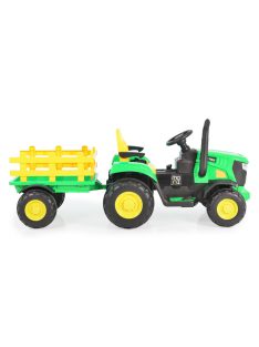 MONI BO Rancher elektromos traktor utánfutóval zöld