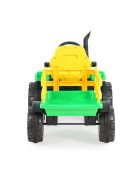 MONI BO Rancher elektromos traktor utánfutóval zöld