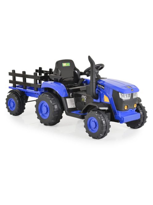 MONI BO Rancher elektromos traktor utánfutóval kék
