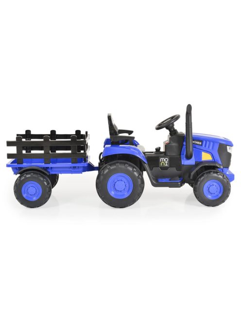 MONI BO Rancher elektromos traktor utánfutóval kék