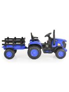 MONI BO Rancher elektromos traktor utánfutóval kék
