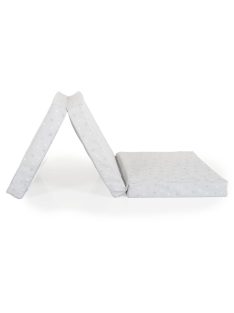   MIRAGE összecsukható 6cm szivacsmatrac textil huzat 120x60cm SZÜRKE
