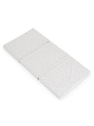 MIRAGE összecsukható 6cm szivacsmatrac textil huzat 120x60cm SZÜRKE