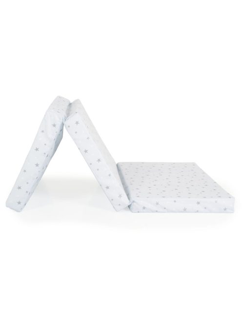 MIRAGE összecsukható 6cm szivacsmatrac textil huzat 120x60cm KÉK