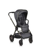 iCLICK Babakocsi 2in1 szett 22kg, aluminium váz, fordítható ülés, autom. csukható SZÜRKE