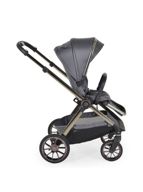 iCLICK Babakocsi 2in1 szett 22kg, aluminium váz, fordítható ülés, autom. csukható SZÜRKE