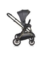 iCLICK Babakocsi 2in1 szett 22kg, aluminium váz, fordítható ülés, autom. csukható SZÜRKE