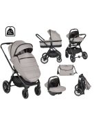 CHRISTIANO babakocsi szett 3in1 lapra csukható, alu váz, 22kgig BÉZS/szürke