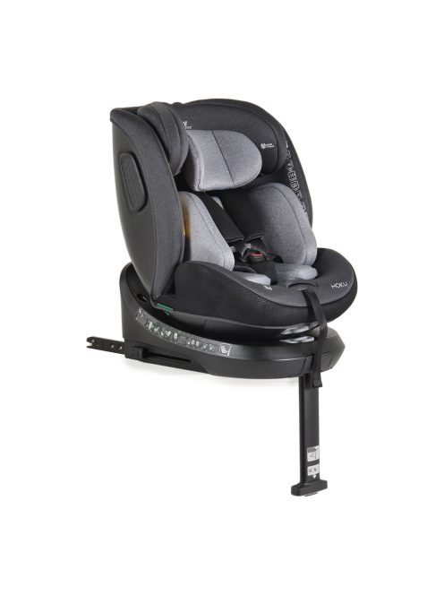 HOKU autós ülés támasztó lábbal SZÜRKE