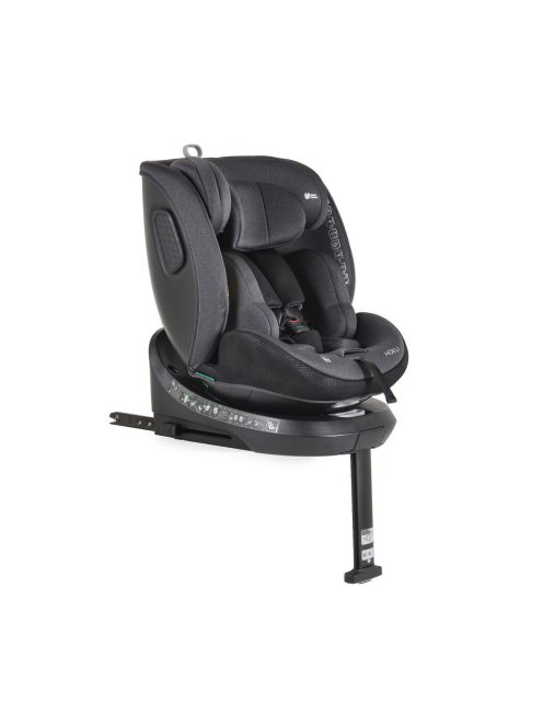 HOKU autós ülés támasztó lábbal FEKETE