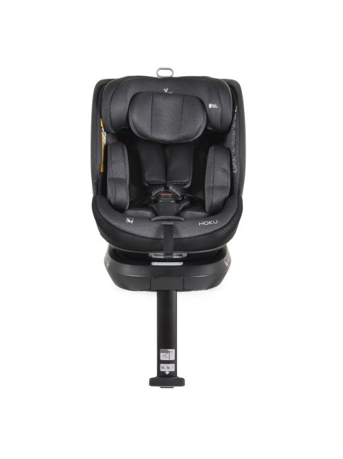 HOKU autós ülés támasztó lábbal FEKETE
