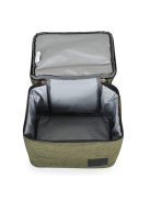 AURORA Uzsonnás táska thermo, 2 rekeszes ZÖLD