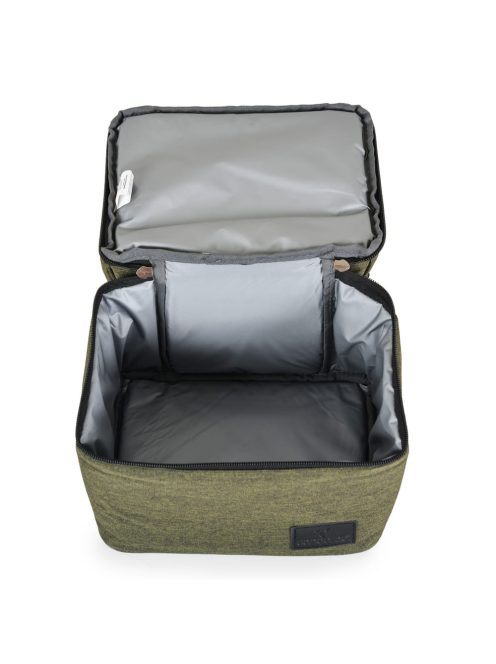 AURORA Uzsonnás táska thermo, 2 rekeszes ZÖLD