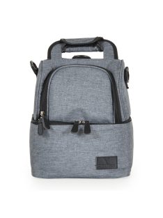 AURORA Uzsonnás táska thermo, 2 rekeszes SZÜRKE