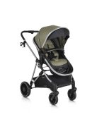 Kali babakocsi 2in1 lapra csukható, megfordítható+táska oliva zöld