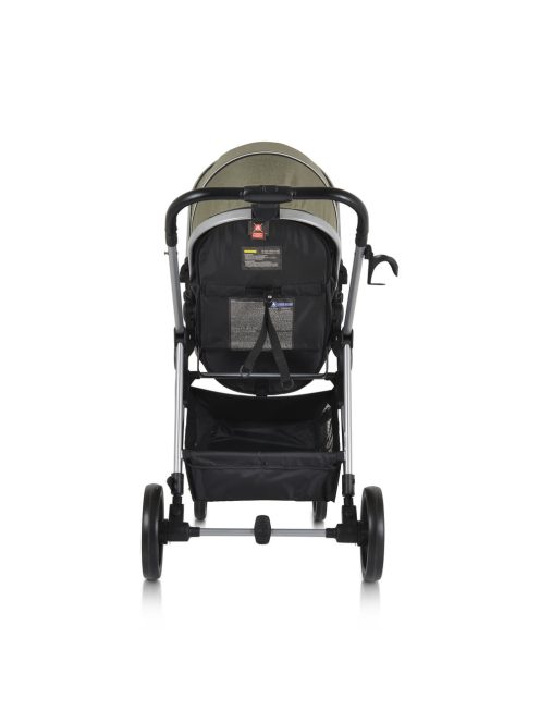 Kali babakocsi 2in1 lapra csukható, megfordítható+táska oliva zöld