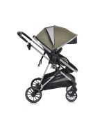 Kali babakocsi 2in1 lapra csukható, megfordítható+táska oliva zöld