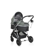 Kali babakocsi 2in1 lapra csukható, megfordítható+táska oliva zöld