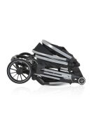 KALI babakocsi 2in1 lapra csukható, megfordítható+táska FEKETE