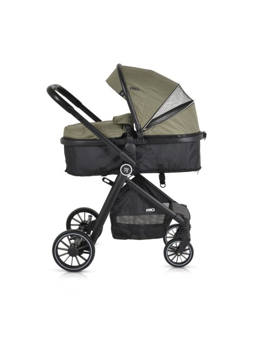 Rio babakocsi 2in1 lapra csukható 22 kg zöld