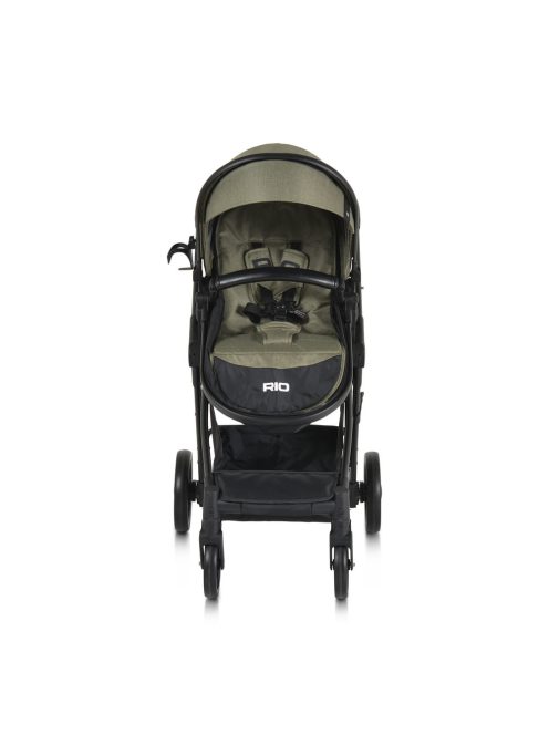 Rio babakocsi 2in1 lapra csukható 22 kg zöld