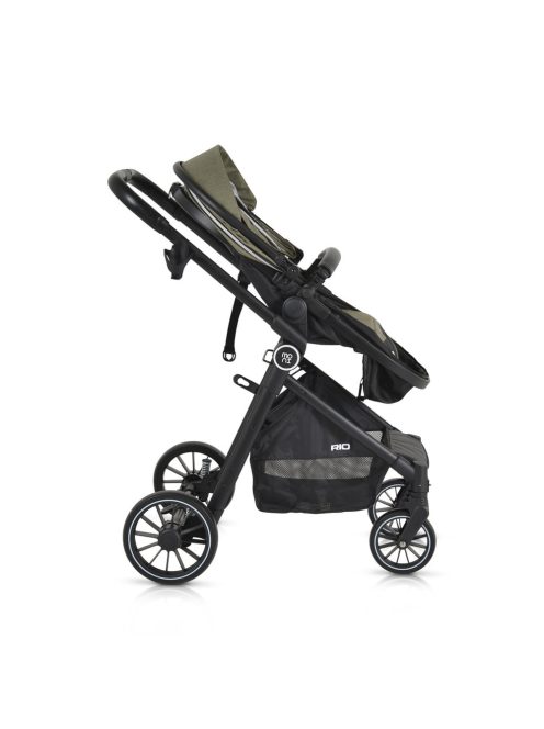 Rio babakocsi 2in1 lapra csukható 22 kg zöld