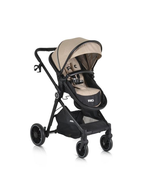RIO babakocsi 2in1 lapra csukható 22 kg BÉZS/KHAKI