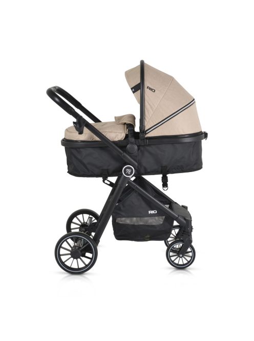 RIO babakocsi 2in1 lapra csukható 22 kg BÉZS/KHAKI