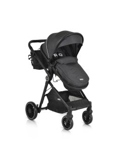 Rio babakocsi 2in1 lapra csukható 22 kg fekete