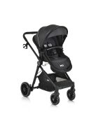 Rio babakocsi 2in1 lapra csukható 22 kg fekete