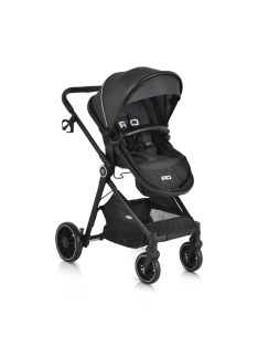 Rio babakocsi 2in1 lapra csukható 22 kg fekete