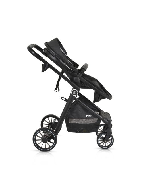 Rio babakocsi 2in1 lapra csukható 22 kg fekete