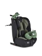ISAFE autósülés ISIZE és ISOFIX ülésemelővé alakítható 76-150cm ZÖLD