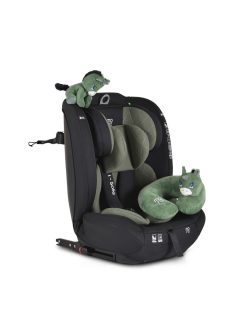   ISAFE autósülés ISIZE és ISOFIX ülésemelővé alakítható 76-150cm ZÖLD