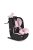 ISAFE autósülés ISIZE és ISOFIX ülésemelővé alakítható 76-150cm PINK