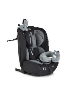   ISAFE autósülés ISIZE és ISOFIX ülésemelővé alakítható 76-150cm SZÜRKE
