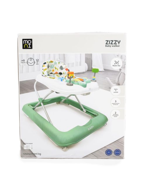 ZIZZY bébikomp zenélős, 3 szint emelhető MENTA