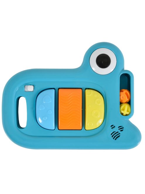 ZIZZY bébikomp zenélős, 3 szint emelhető KÉK