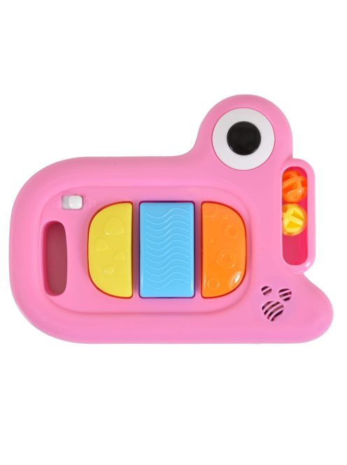ZIZZY bébikomp zenélős, 3 szint emelhető PINK