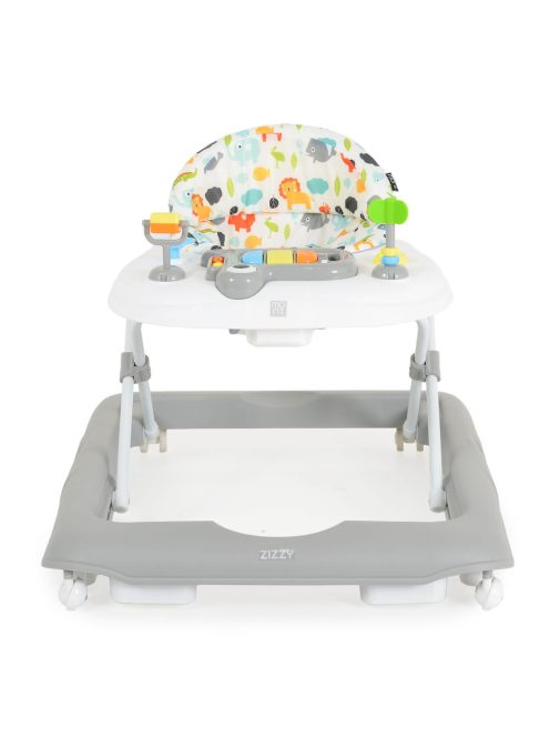 ZIZZY bébikomp zenélős, 3 szint emelhető SZÜRKE