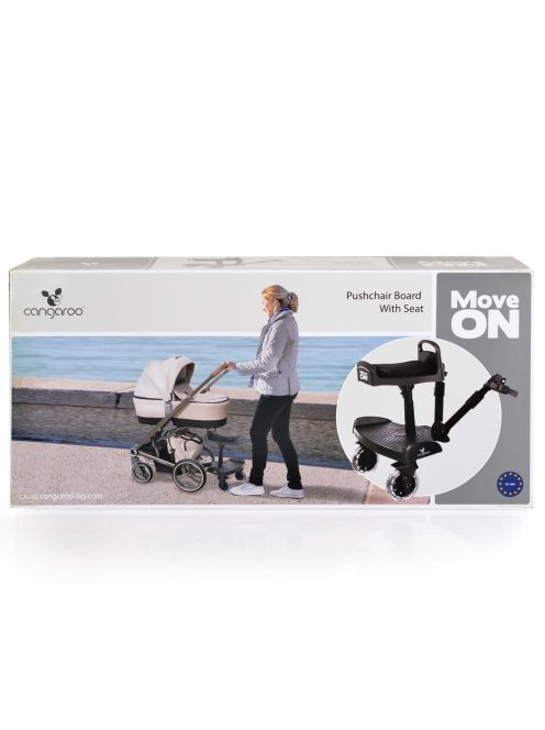 Cangaroo Move on testvérfellépő ülőkével univerzális fekete