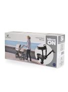 Cangaroo Move on testvérfellépő ülőkével univerzális fekete