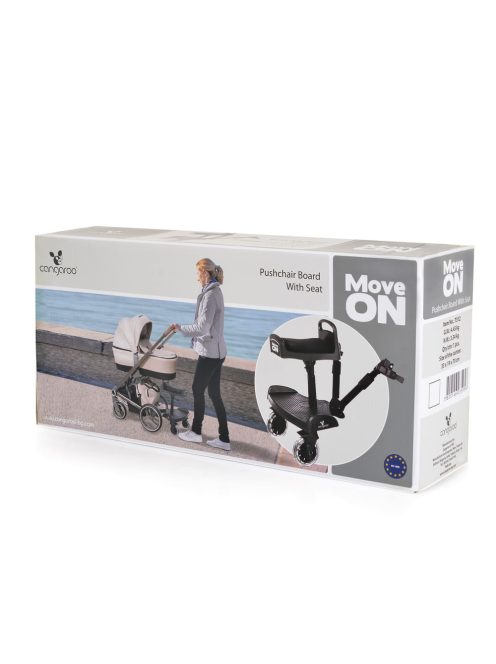 Cangaroo Move on testvérfellépő ülőkével univerzális fekete