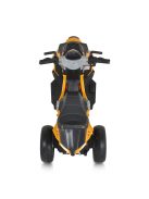 BO NAPOLI elektromos gyerek ROBOGÓ 3 kerekű SÁRGA