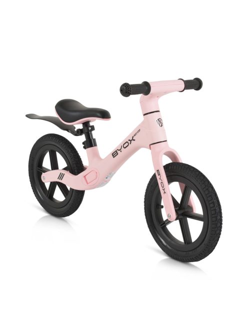NEXT STEP 12es futóbicikli, sárvédővel, fújható gumi, lábtartó, 50kgig PINK