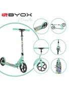 MONSTER roller 2 nagy kerekű, acélváz, 100 kg, 84-97cm-ig állítható ZÖLD